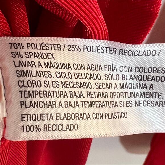 NWOT Wild Fable Balloon Sleeve Wrap Dress in Red Size Small - Picture 7 of 7